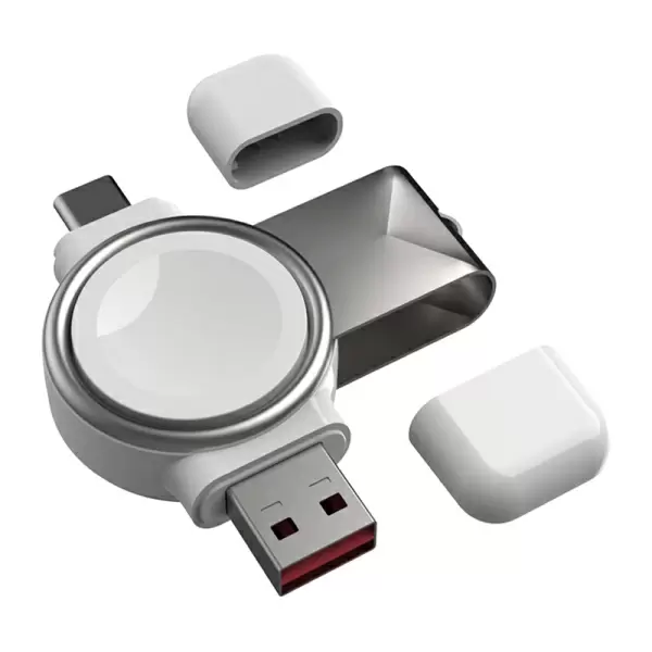 Apple Watch magneettinen laturi USB-A ja USB-C-liitännällä