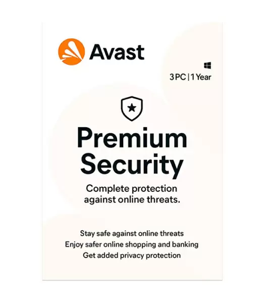 Avast Premium Security, 3 koneelle / 12 kk - sähköinen lisenssi