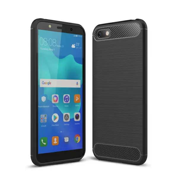 TPU-kotelo Huawei Y5 Prime (2018) / Honor 7s (musta)