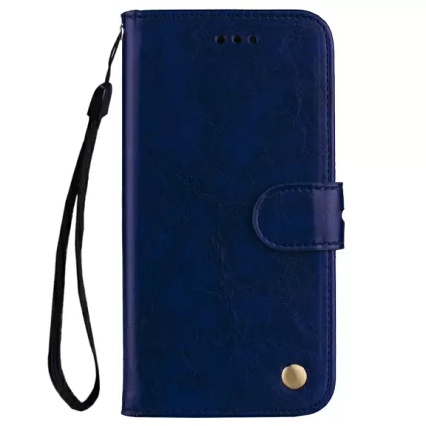 Huawei Y6 (2018) nahkainen kotelo (sininen)
