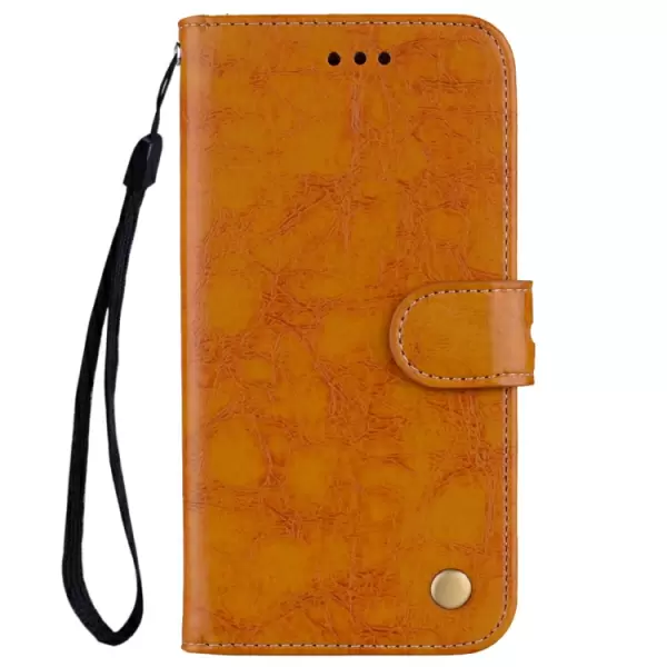 Nokia 6 (2018) / 6.1 nahkainen kotelo, ruskea