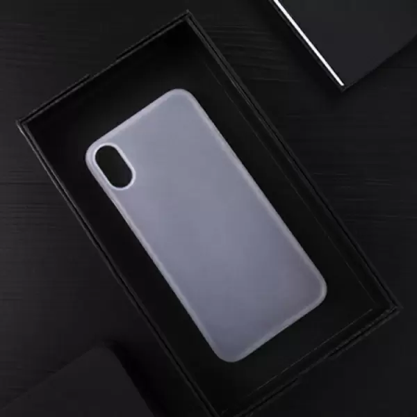 iPhone X Ultra ohut suojakuori (Valkoinen)