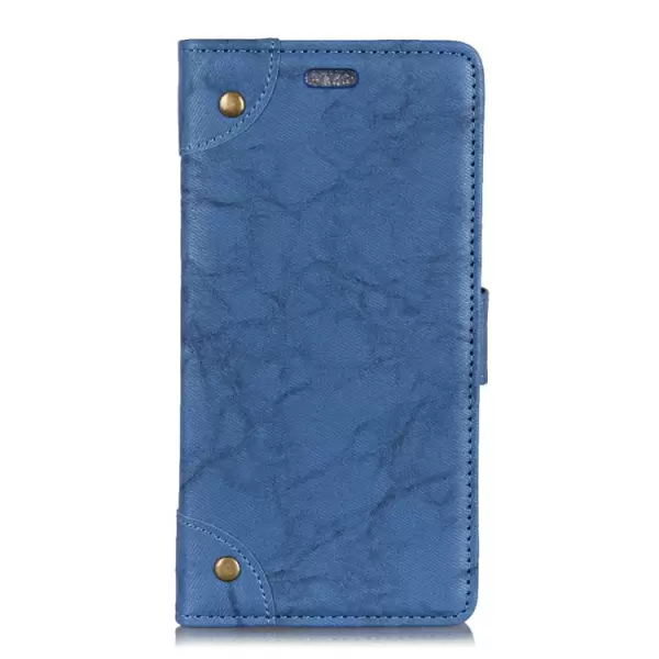 OnePlus 6T nahkainen kotelo (sininen)