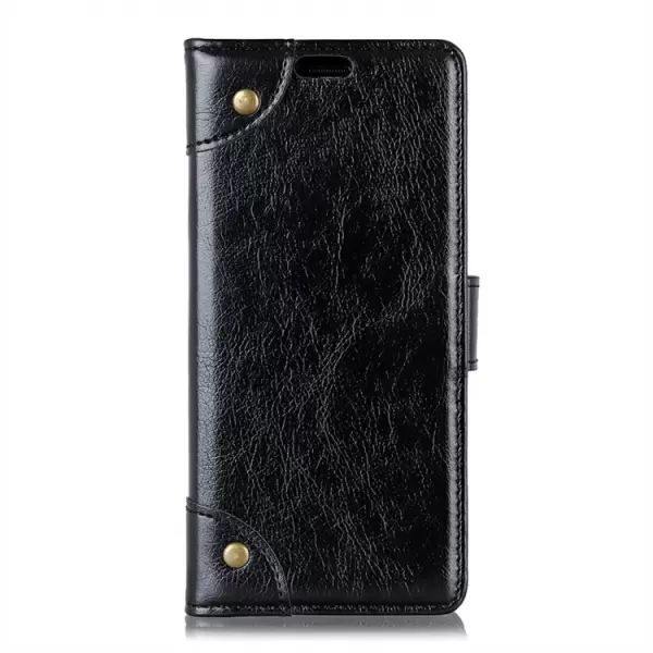 Xiaomi Redmi Note 7 nahkainen kotelo (Musta)