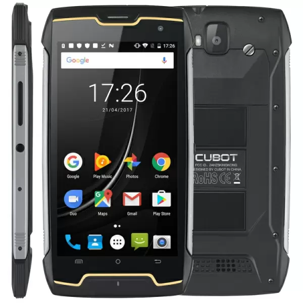 Cubot Kingkong Triple 2 Gt + 16 Gt, 3G, Dual-SIM (Musta)
