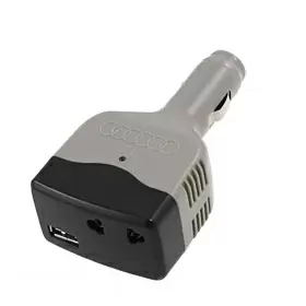 Muunnin 12V DC  220V AC, sytytinpistoke, 75W 