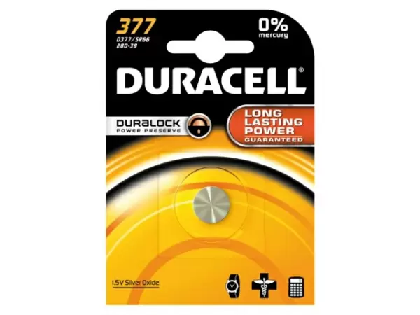 Duracell / Maxell nappiparisto 377 