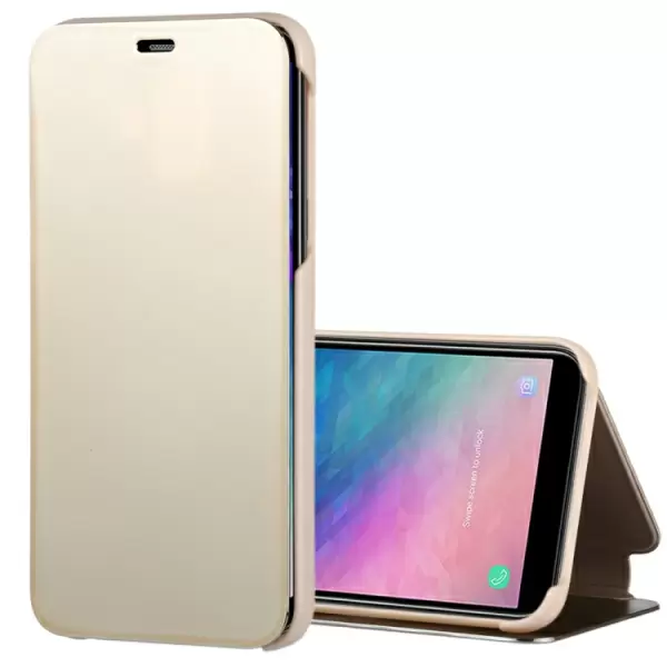 Samsung Galaxy J6 (2018) suojakotelo pidikkeellä (Kultainen)