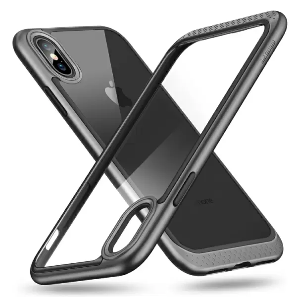 iPhone X TPU-suojakotelo (Musta)