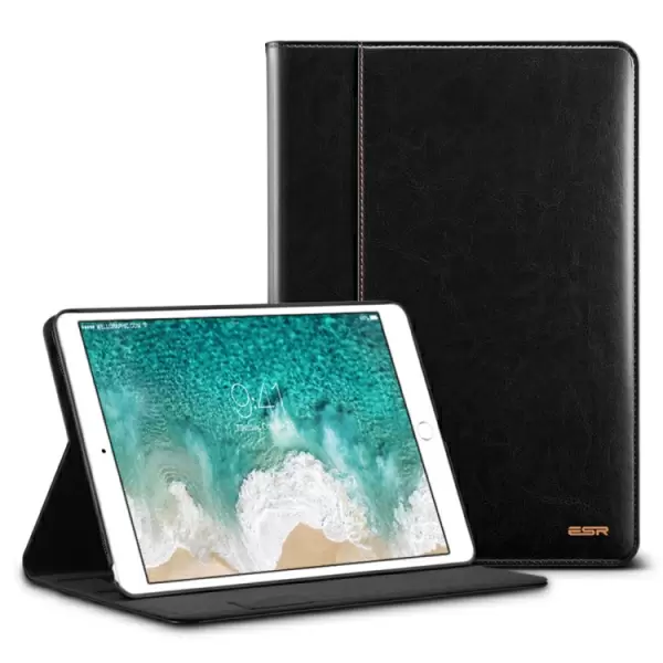 iPad Pro 10.5 tuumaa nahkakotelo (musta)