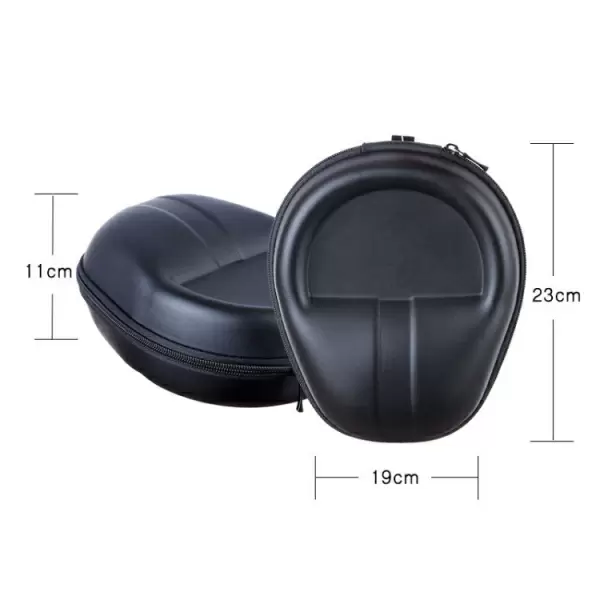 EVA iskunkestävä headset-kotelo (Musta)