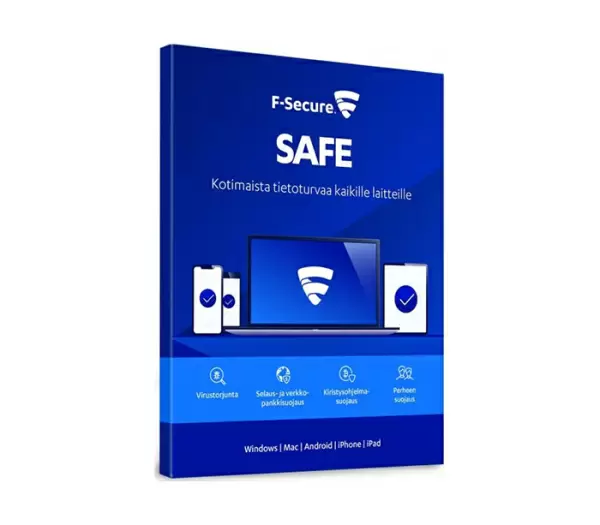 F-Secure SAFE 1 laite / 12 kk (Aasian versio)