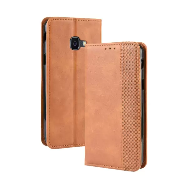 Samsung Galaxy Xcover 4s nahkainen suojakotelo (ruskea)