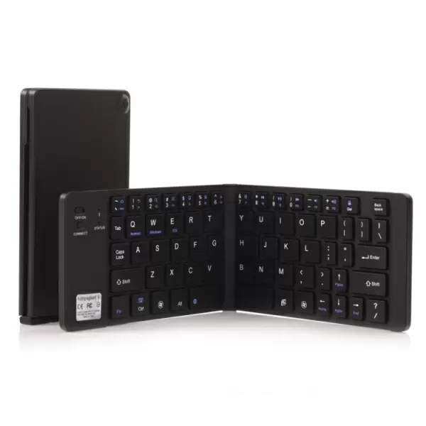 Langaton Bluetooth v 3.0 taitettava näppäimistö (Musta)