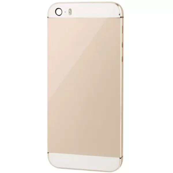 iPhone 5S täysi alumiininen takakansi (Kulta)