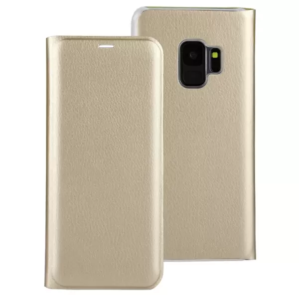 Samsung Galaxy S9 nahkakotelo (kulta)