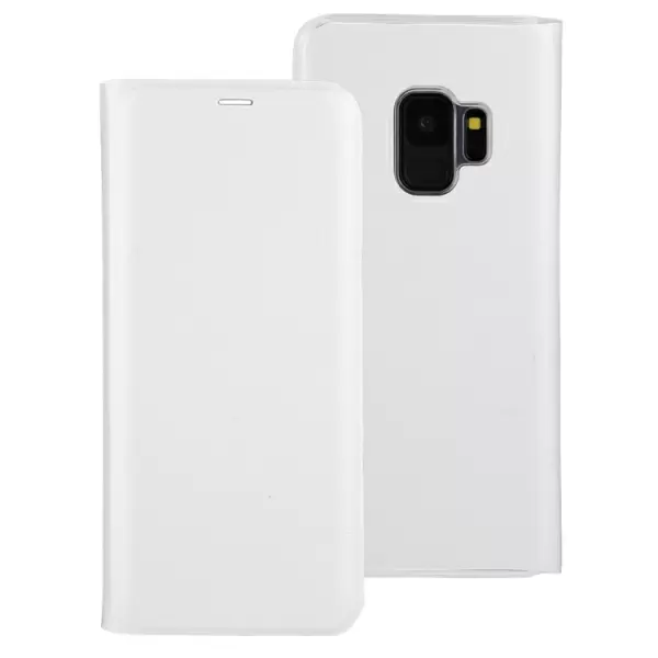 Samsung Galaxy S9 nahkakotelo (valkoinen)
