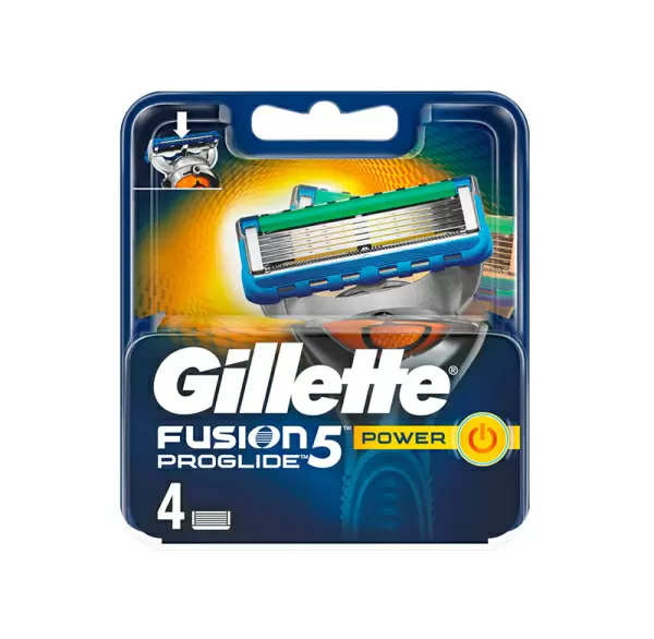 Gillette Fusion5 ProGlide Power vaihtoterät (4 kpl)