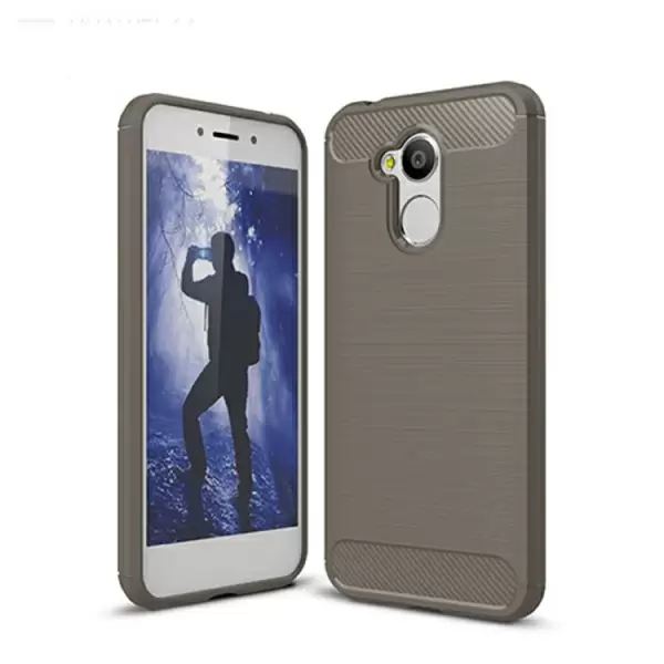 Huawei Honor 6A hiilikuitu suojakuori (harmaa)
