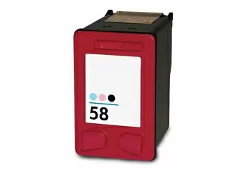 HP 58 Yhteensopiva Mustekasetti C6658AE photo, 3 väriä
