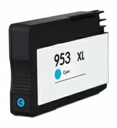 HP 953XL yhteensopiva mustekasetti (F6U16AE), syaani 