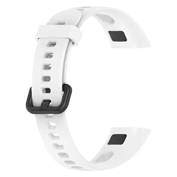 Huawei Band 4 silikoniranneke valkoinen