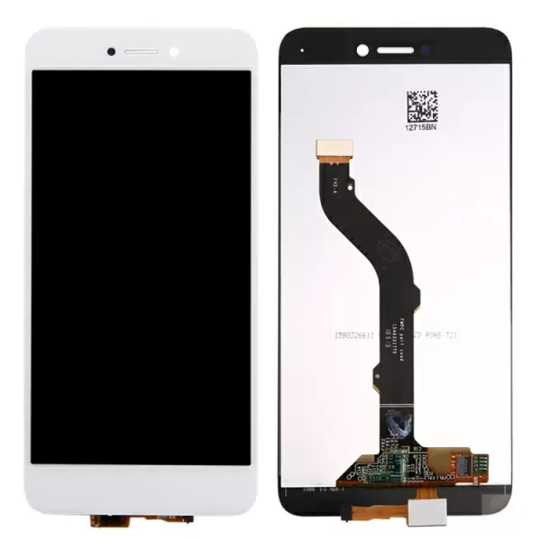Huawei P8 Lite (2017) LCD näyttö ja kosketusnäyttö (valkoinen)