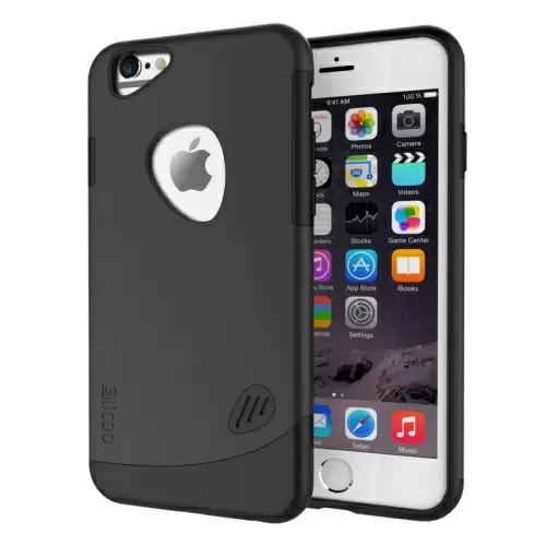 Suojakotelo iPhone 6 / 6S puhelimelle, musta