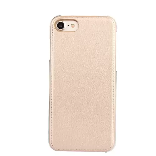 IPhone 7 / iPhone 8 suojakuori, tekonahka, kulta