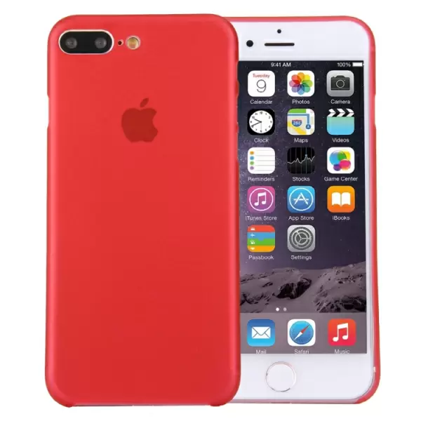 iPhone 7 Plus / 8 Plus Ultra-Slim suojakuori (punainen)