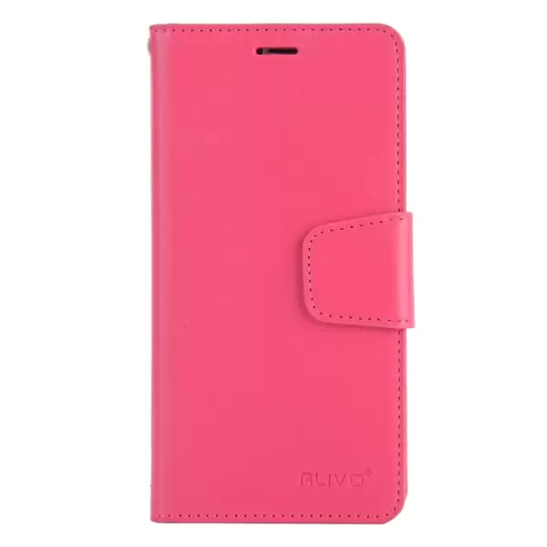 iPhone X lompakkokotelo (magenta)