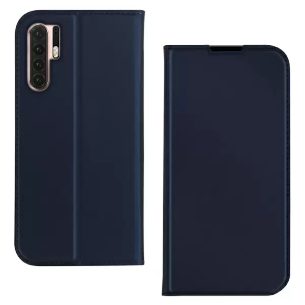 Huawei P30 Pro nahkainen suojakotelo (sininen)