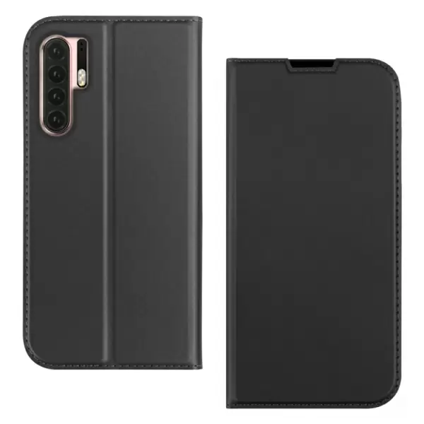 Huawei P30 Pro nahkainen suojakotelo (harmaa)
