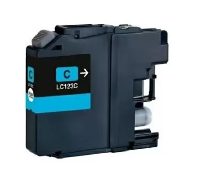 Brother LC123C tarvikekasetti B-123C, Cyan 
