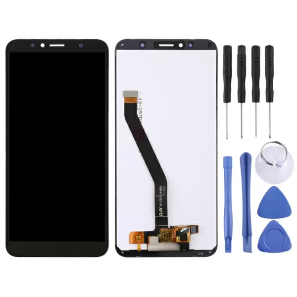 Huawei Honor 7A LCD-näyttö ja kosketusnäyttö (Musta) 