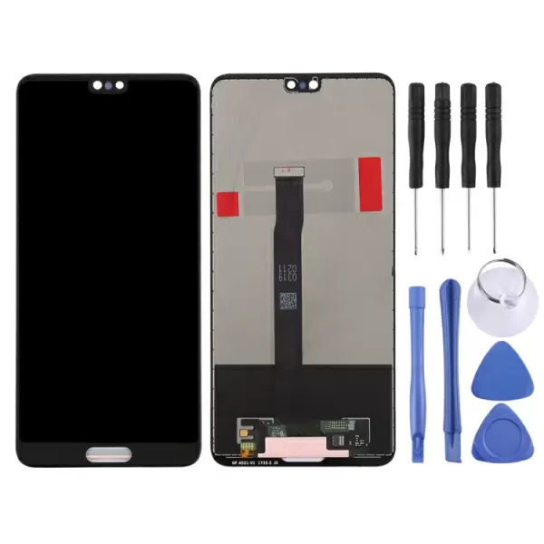Huawei P20 LCD-näyttö ja kosketusnäyttö (Musta) 