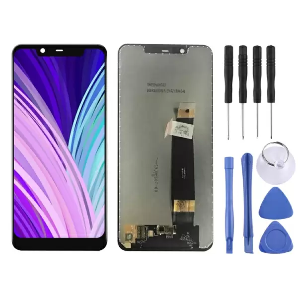 Nokia 5.1 Plus LCD-näyttö ja kosketusnäyttö (Musta)