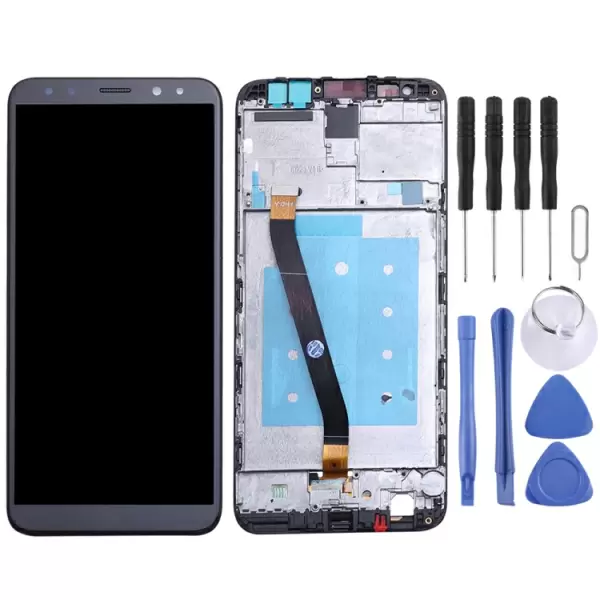 Huawei Mate 10 Lite LCD-näyttö ja kosketusnäyttö kehyksillä (Musta) 
