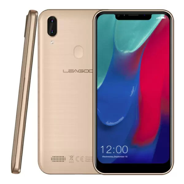 Leagoo Android puhelin, Dual-SIM (Kulta)
