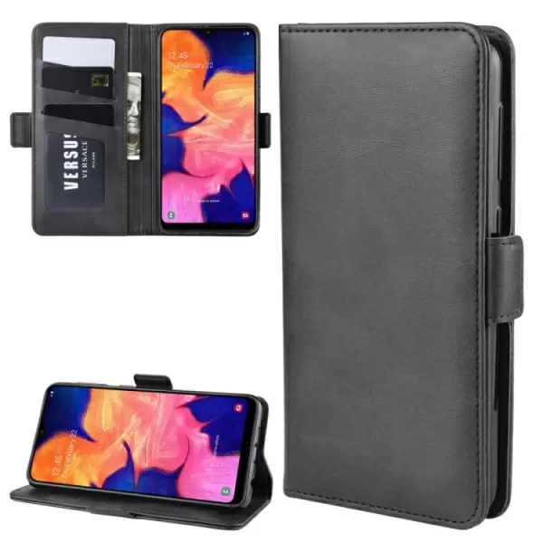 Lompakkokotelo Samsung Galaxy A10 (musta)