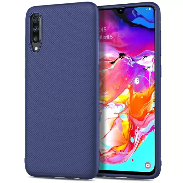 Kotelo Samsung Galaxy A70 (sininen)