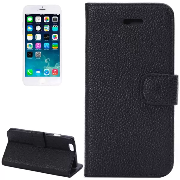 iPhone 6 / 6s suojakotelo korttipaikoilla (Musta)