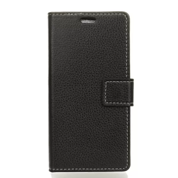 Huawei P30 nahkainen suojakotelo (musta)