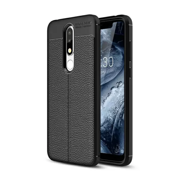 Nokia 5.1 Plus suojakuori (musta)
