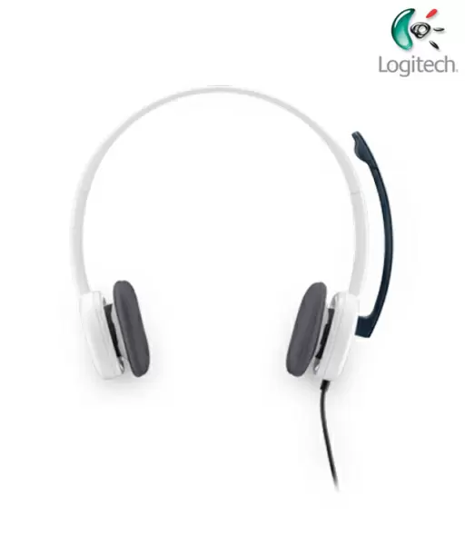 Logitech H150 Stereo Headset kuulokemikrofoni, Cloud White