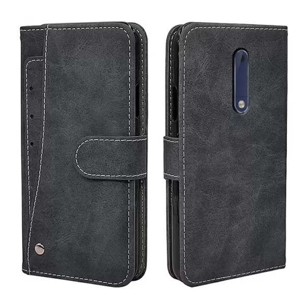 Nokia 5 suojakotelo (hopea/harmaa)