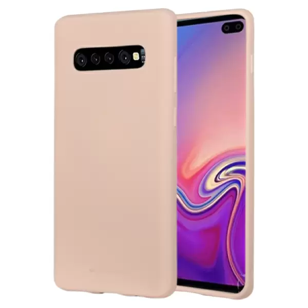 Samsung Galaxy S10+ suojakuori (aprikoosi)