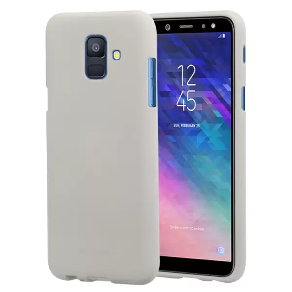 Samsung Galaxy A6 (2018) pehmeä TPU-suojakotelo (Harmaa)