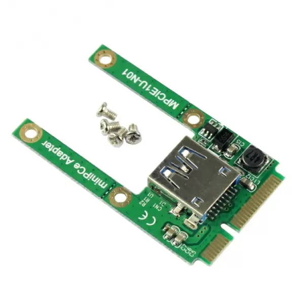 Mini PCI-E korttipaikan laajennus MPCIE USB 3.0-sovittimella
