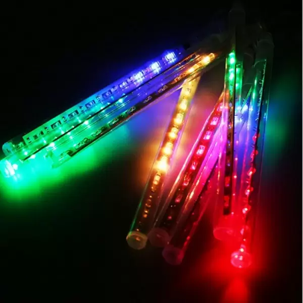 8kpl Meteor Rain LED-sisustusvaloja monivärinen 50 cm